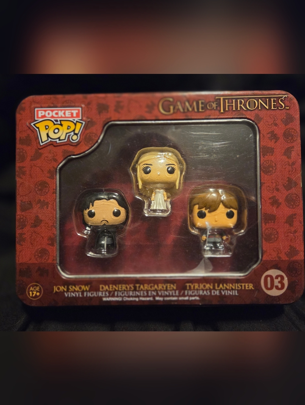 Funko Pocket Pop! Game of Thrones Trio - Black, Blonde, Brown